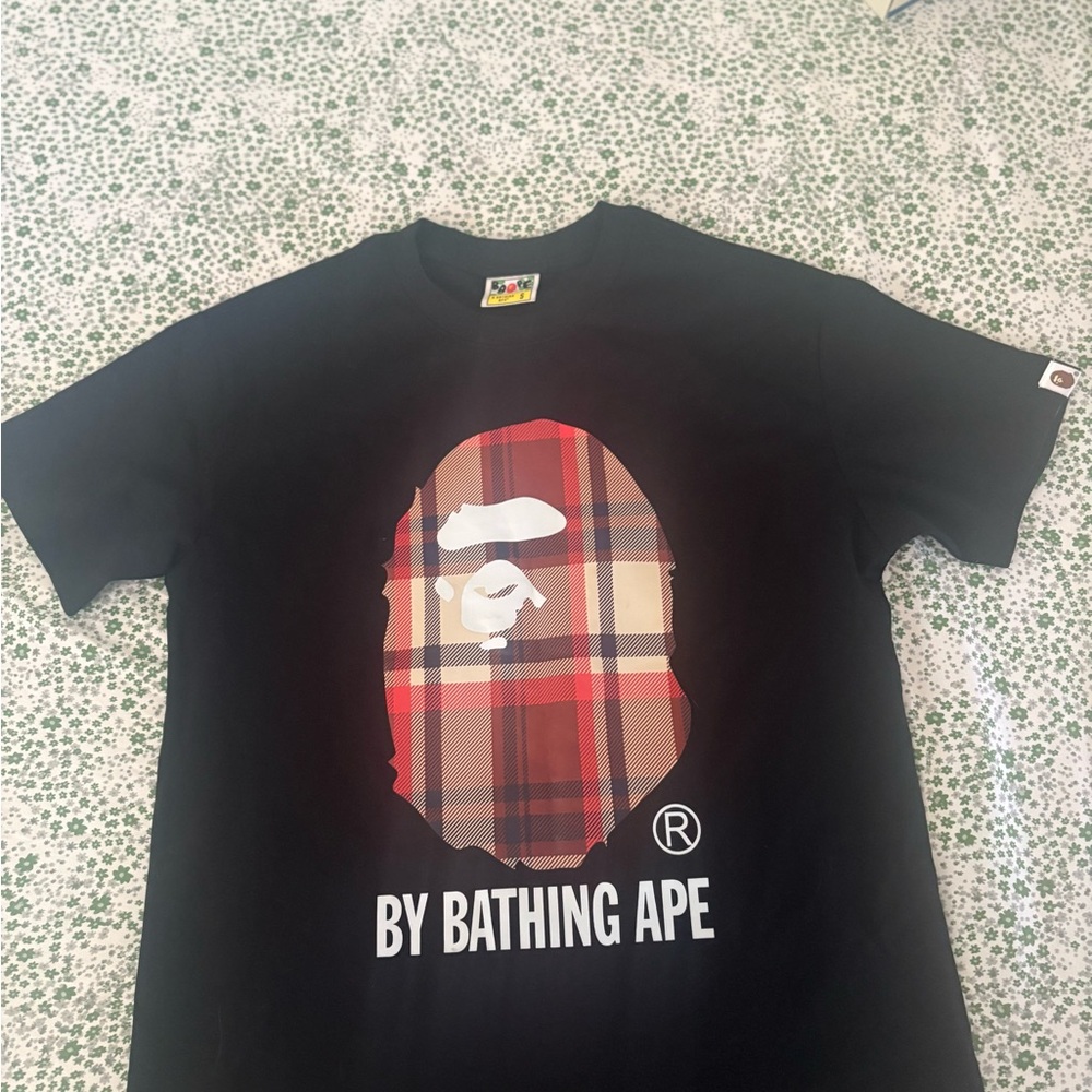 Bape Black T-Shirt with Iconic Ape Tag